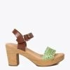 RELAX - Sandales à Talon En Raphia VERT -Vente De Chaussures verderecortadacopia bd1345c9 0a4a 4765 84a9 c1adb36e043e